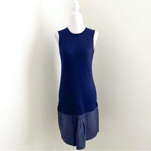 Brunello Cucinelli Cashmere/Silk Blue  Dress XS Made In Italy MSRP $2895